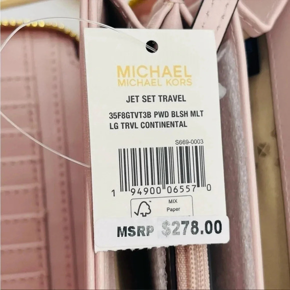 Michael Kors Large Continental Wallet Wristlet - Picture 7 of 7